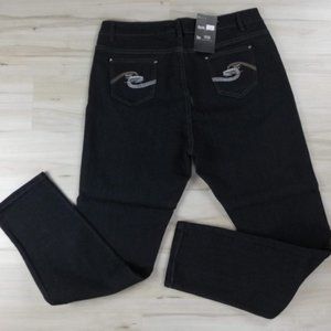 Straight Leg Denim Pants